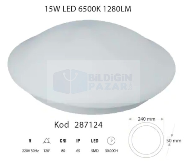 OBA SOFT LED TAVAN ARMATÜRÜ – 287124