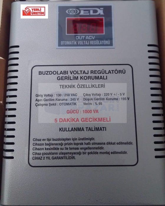 BUZDOLABI VOLTAJ DÜZENLEYİCİ - 1000 VAC (1 KWA)