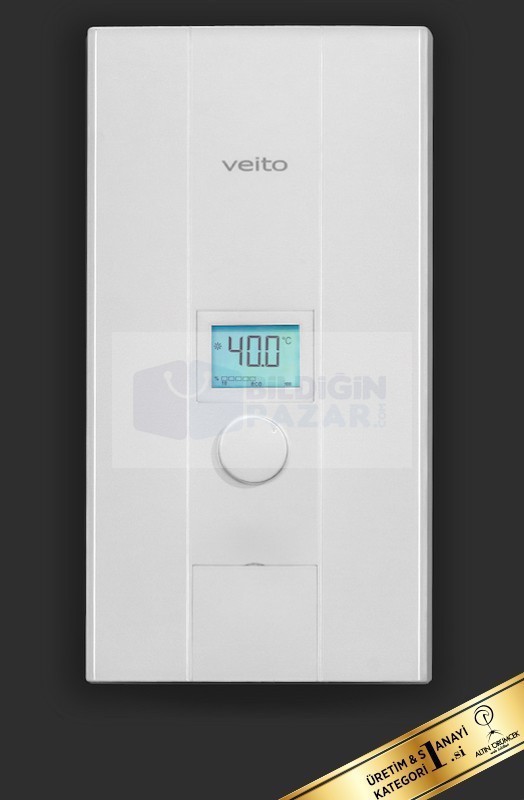 Veito Blue S-Merkezi sistem-Elektronik kontrollü-Digital-Şofben-21 KW